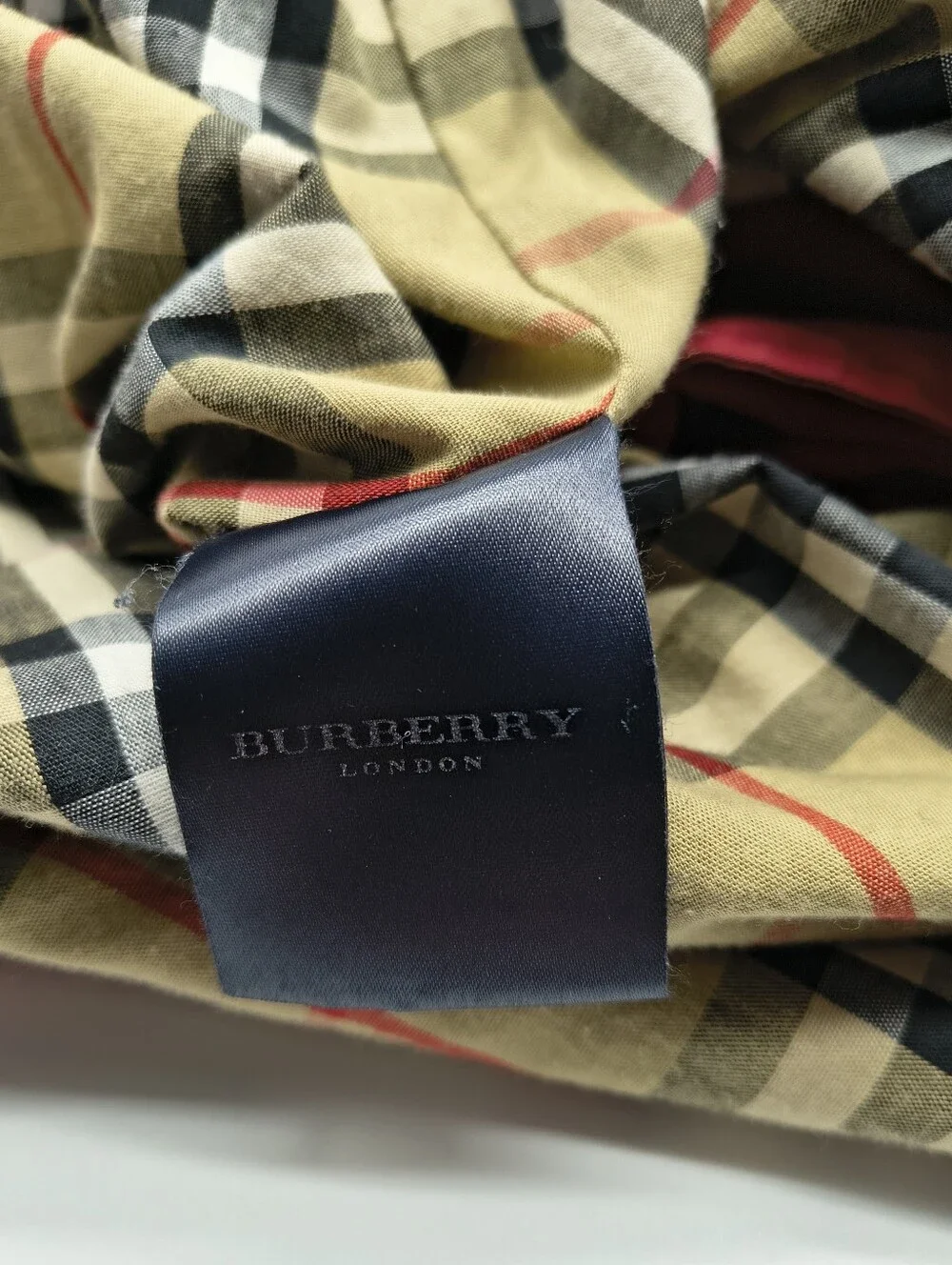 Vintage Burberry Red Hooded Trench Jacket Size 10P - Picture 5 of 6